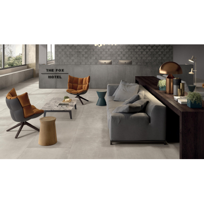 Kronos Prima Materia Carrelage de sol - 40x80cm - 10.0mm - rectifié - Cenere