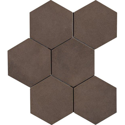 Ceralto Rovino Concrete Carreau de sol - 18.2x21cm - 9.5mm - Tobacco