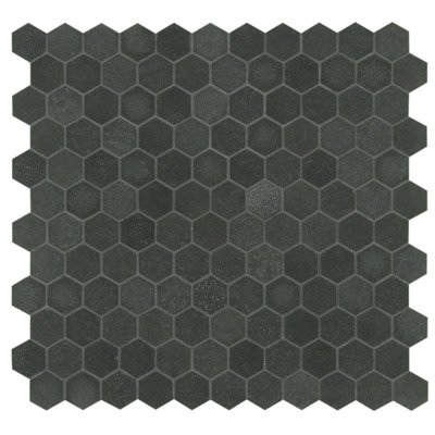 Ore Cerami Basalt mozaïektegel 27.9x29.3cm 7mm vorstbestendig Grijs Hexagon Mat