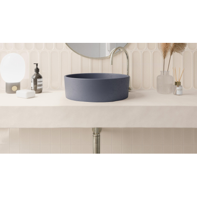 Vtwonen Shapes Carreau mural - 7,5x30cm - rond - brillant vapeur