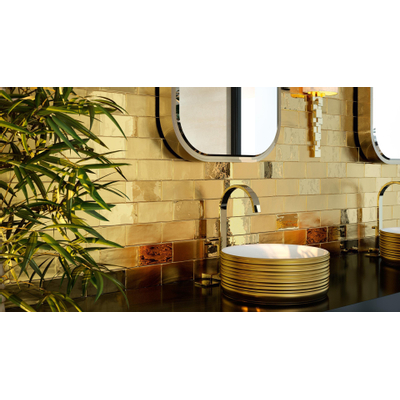 Dune Ceramic Mosaics Carreau mosaïque - 30x30cm - 9,0mm - Or