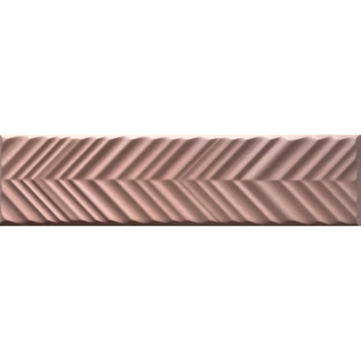 Jos. Dust Carrelage mural décor - 5x20cm - Blush Mat Chevron