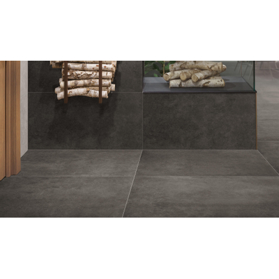 Ceralto Acerno Plank Carrelage de sol - 60x60cm - 9.5mm - rectifié - noir