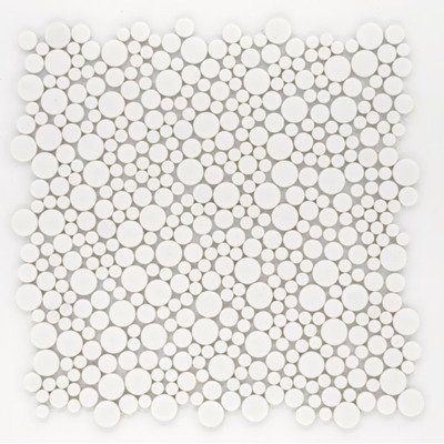 Jos. Stuc Plast mozaïektegel 30x30cm 9.4mm vorstbestendig Blanco Mat per stuk