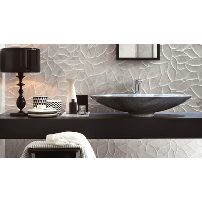 Ceralto Merano Luxe Carreau décoratif 40x120cm 8mm rectifié pâte blanche Michelangelo