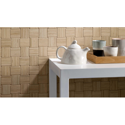Douglas Jones Textures Decor-strip - 60x60cm - 10.0mm - gerectificeerd - Crema