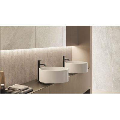 Ceralto Micello Uno Bande décorative - 28.5x119.7cm - 9.0mm - rectifié - Blanc