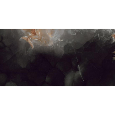 Vtwonen Tegels Onyx Carrelage mural - 60x120cm - 9mm - rectifié - Brillant Deep dark (anthracite)
