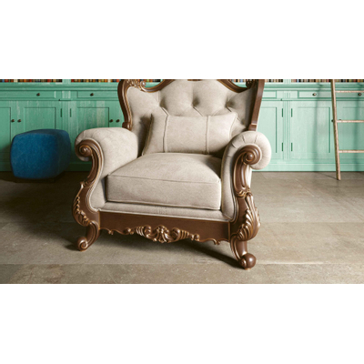 Serenissima Promenade Decor-strip - 25x30cm - 10.0mm - gerectificeerd - Tan