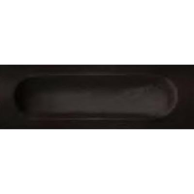 SAMPLE vtwonen Chop Wandtegel - 5x15cm - 3D - mat nero