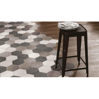 Ceralto Rovino Concrete Vloertegel - 18.2x21cm - 9.5mm - Vanilla