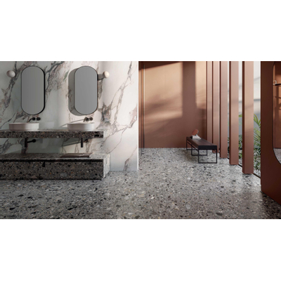 Ceralto Amaro Facet Carreau de sol - 80x80cm - 9.0mm - rectifié - Fiamma