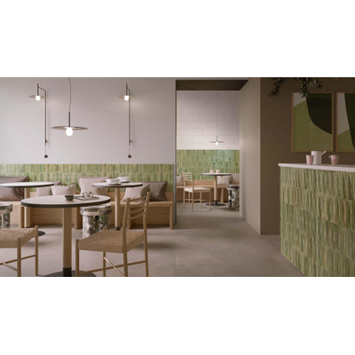 Ragno Gleeze Wandtegel - 5x15cm - 10.0mm - Bianco