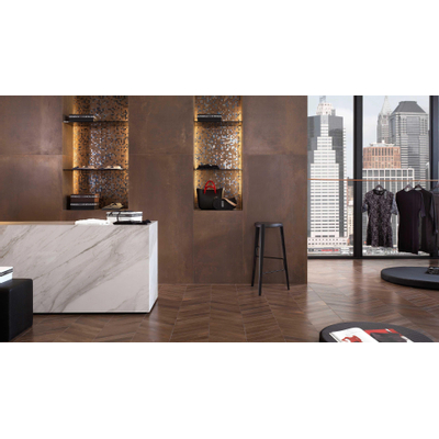 Douglas Jones Metal Vloertegel - 60x120cm - 9.5mm - gerectificeerd - Corten