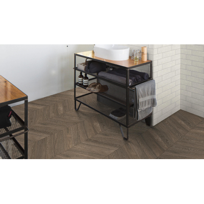 Ceralto Houta Square Vloertegel - 11x54cm - 9.0mm - Tea