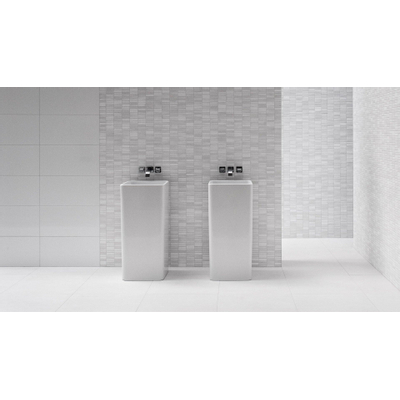 Rhein Horizon Wandtegel - 30x60cm - 7.0mm - gerectificeerd - Mat wit