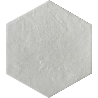 Jos. Dust Carreau de sol et de mur - 17.5x20cm - hexagone - R10 - ice mat (blanc)