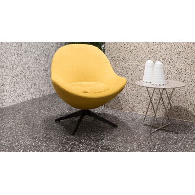 Jos. Venise Carrelage de sol et mural 20x20cm 10mm anti gel Nero Mat