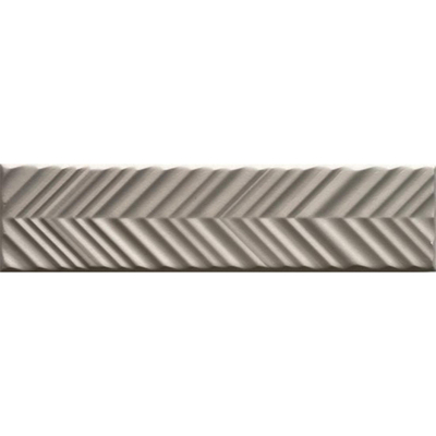 Jos. Dust Carrelage mural décor - 5x20cm - Dove Mat Chevron