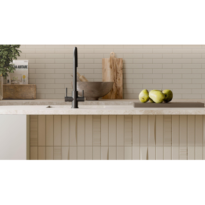 Ceralto Serrano Plank Wandtegel - 5x20cm - 8.0mm - Dove