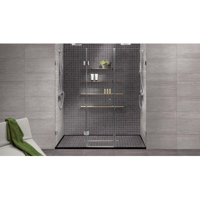 Saime Kaleido Mozaiektegel - 30x60cm - 9.0mm - Grigio