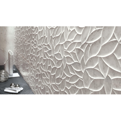 Ceralto Merano Luxe Decortegel 40x120cm 8mm gerectificeerd witte scherf Michelangelo