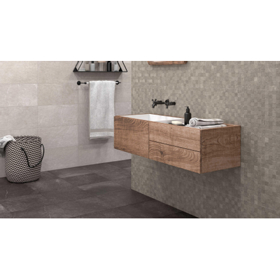 Ceramic-Apolo Piazen Mozaiektegel - 29.5x29.5cm - 8.5mm - Coal