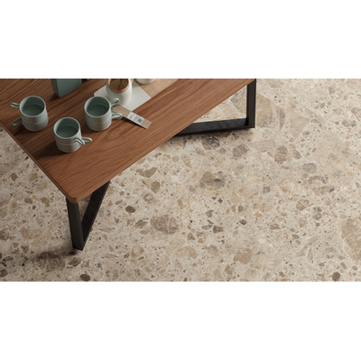 Vtwonen Carrelage de sol composite 80x80cm Sand 9mm Mat