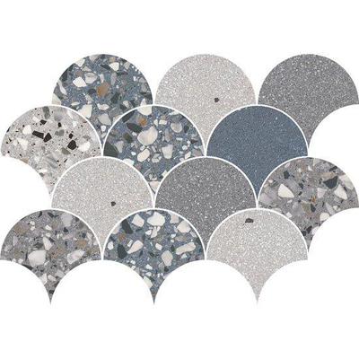 Vtwonen Tegels Terrazzo Mozaiektegel - 28x40cm - 10.0mm - gerectificeerd - Cold