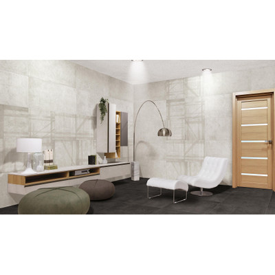 Ceralto Acerno Plank Carrelage de sol - 60x60cm - 9.5mm - rectifié - Blanc
