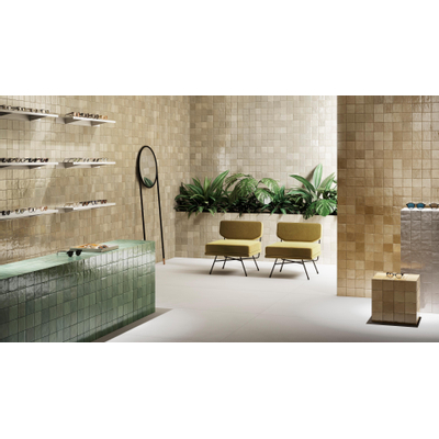Ceralto Dorsena Rock Wandtegel - 10x10cm - 10.0mm - Turchese