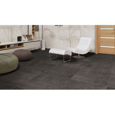 Ceralto Acerno Plank Carrelage de sol - 60x60cm - 9.5mm - rectifié - noir