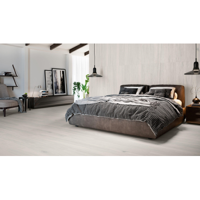 Ceralto Salerno Wood Carrelage de sol - 25x150cm - 9,0mm - rectifié - Blanc