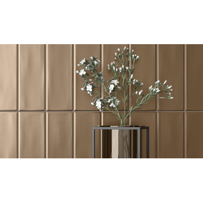 Ceralto Quercio Outdoor Carrelage mural - 7.5x30cm - 10.0mm - laiton
