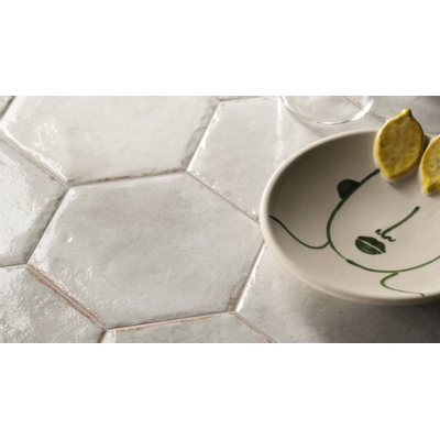 Cir Cotto del Campiano Wandtegel - 15.8x18.3cm - 10.0mm - Bianco antico