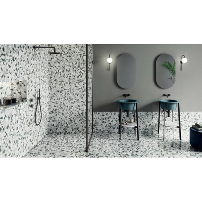 Douglas jones Moods Carrelage de sol et mural - 80X80 - 9mm - rectifié - Uni - Salvia Mat