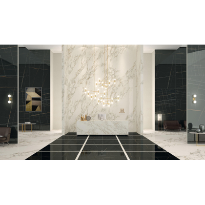 Italgranit marble exp carreau de sol 60x60cm 9,5 avec anti gel rectifié sahara noir mat