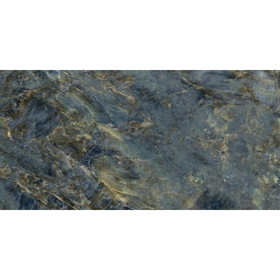 SAMPLE Ceralto Marvella Vloer- en wandtegel - 60x120cm - gerectificeerd - marmerlook - glans Labradorite (blauw)