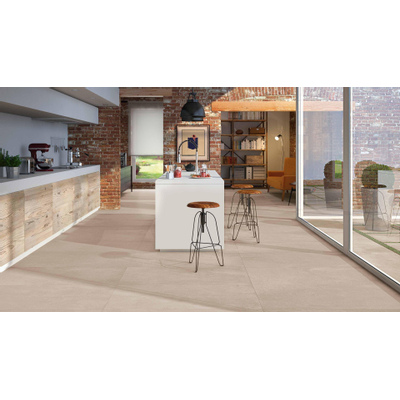 Ceralto Rovino Concrete Carrelage sol et mur hexagone 18x21cm 9.5mm R9 grès cérame Corda