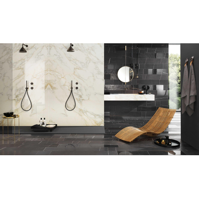 Italgraniti Marble Experience Carrelage de sol et de mur 60x60cm 9.5mm porcellanato rectifié Sahara Noir