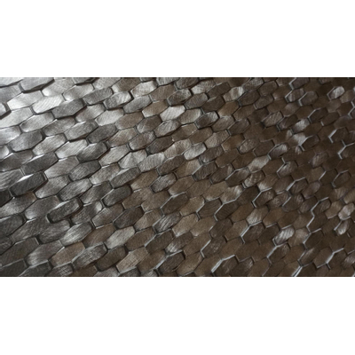 Dune Halley Mozaiektegel - 28.4x30cm - 5.0mm - Gunmetal