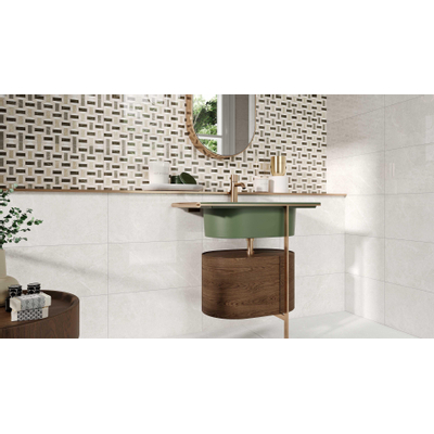 Ceralto Sylvaro Tone Carreau mural - 30x60cm - 7.0mm - rectifié - Blanc
