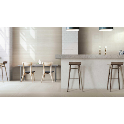 Douglas Jones Textures Carreau décoratif 60x60cm 10mm rectifié R10 grès cérame Bianco