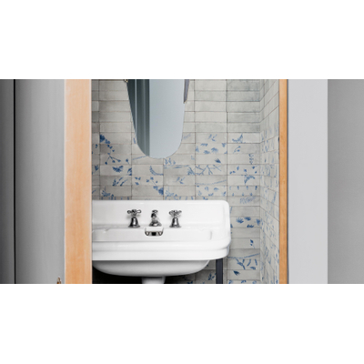 Marazzi Rice M96V Carrelage mural décoratif 05x15 cm Grigio Leaf 10mm Brillant