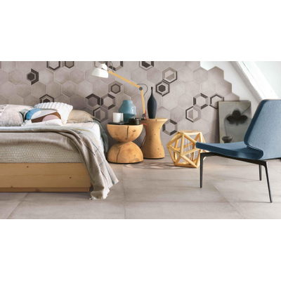 Ragno Rewind Carreau décoratif 18x21cm 9.5mm R9 grès cérame Vanilla