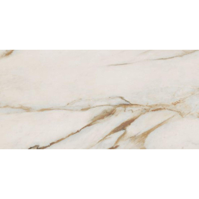 Abk imoker Signoria Carreau de sol et de mur - 60x120cm - rectifié - aspect marbre - brillant Calacatta Vena Oro (beige)