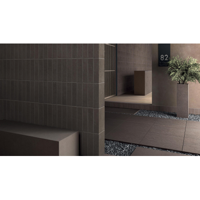 Kronos Terra crea Carreau mosaïque sol 300X300 Limo 10Mm Mat R10