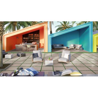 Serenissima Materica Carrelage de sol 600X600 Platino 10mm Mat Ret.R10