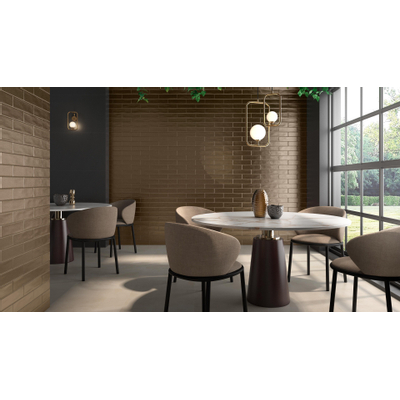 Ceralto Quercio Outdoor Wandtegel - 7.5x30cm - 10.0mm - Brass