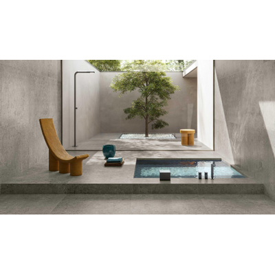 Serenissima Concreta Vloertegel - 60x120cm - 9.5mm - gerectificeerd - Titanio